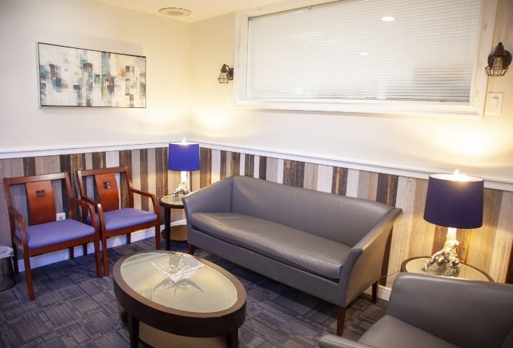 Cherry Hill dental office waiting area