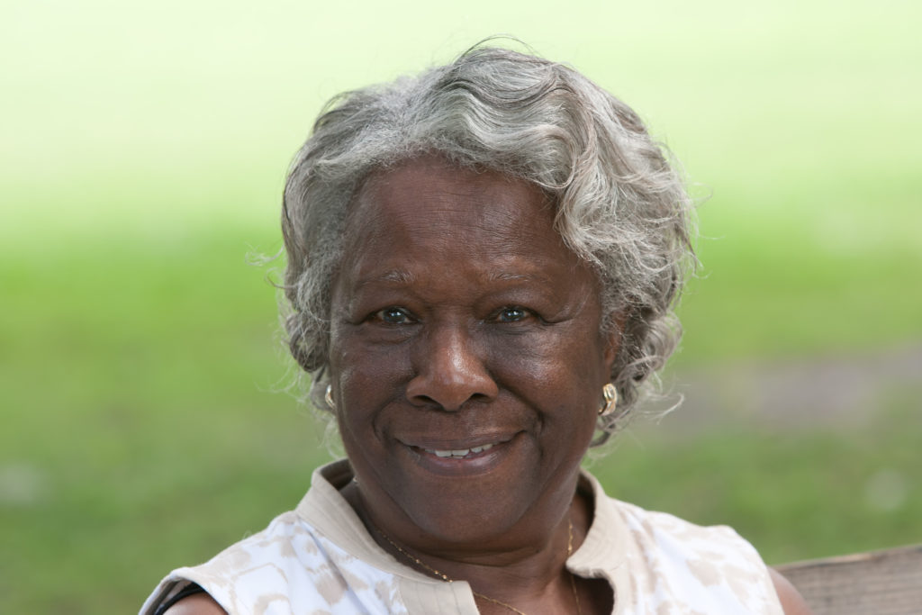 older woman smiling beautiful teeth