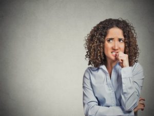 Cherry Hill dentist warns woman to stop biting her fingernails